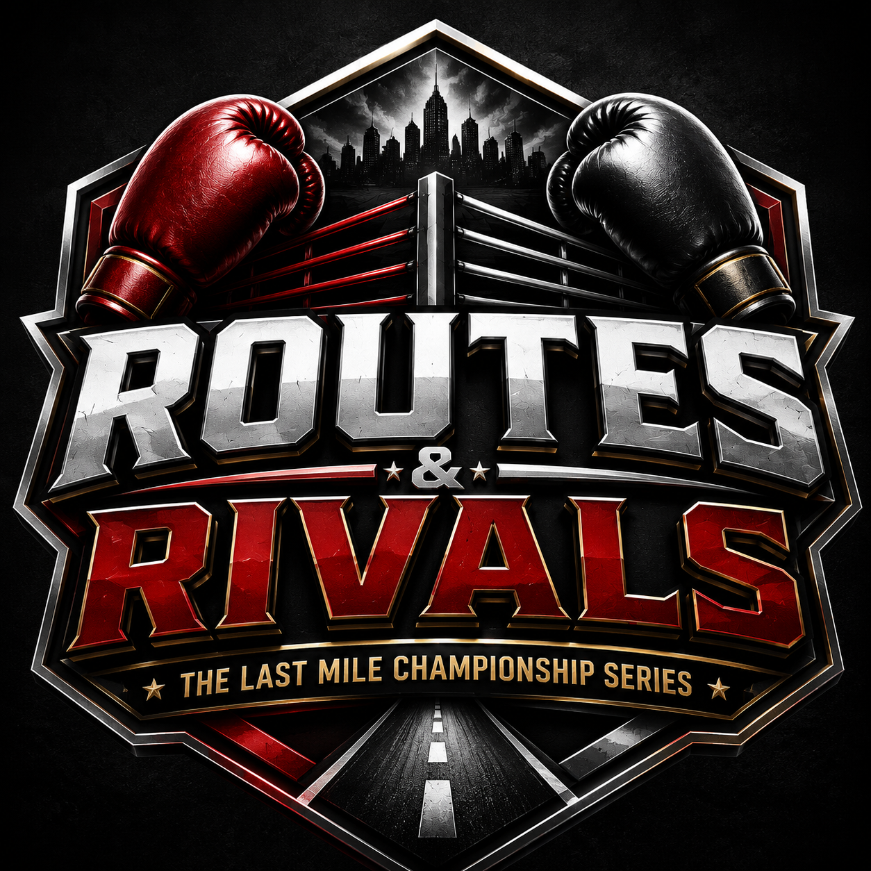 Routes & Rivals: The Last Mile Championship Series official logo